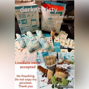 BNWT AUTH RECEIPT FULL 6 pc SET JELLYCAT DINER LONDON ENGLAND W CHARLIE CHIP